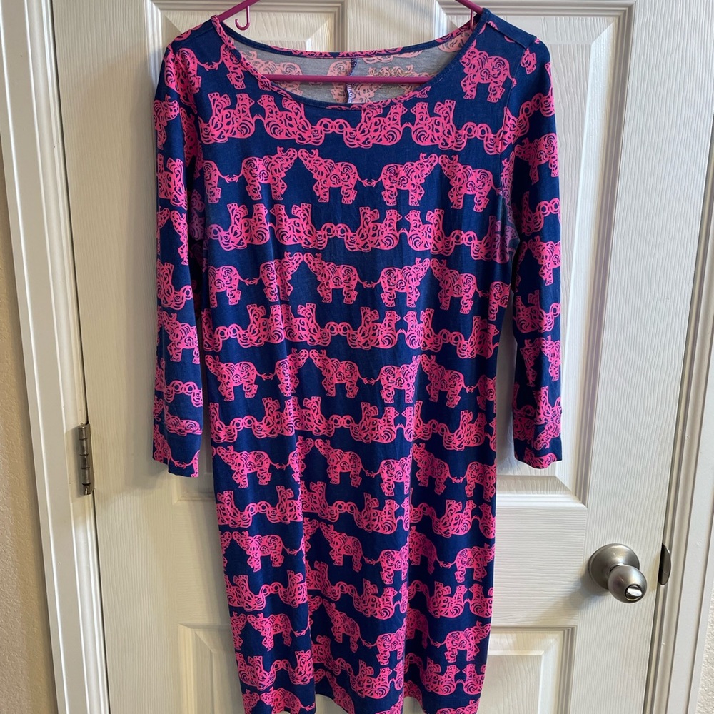 Lilly Pulitzer Elephant Print Dress